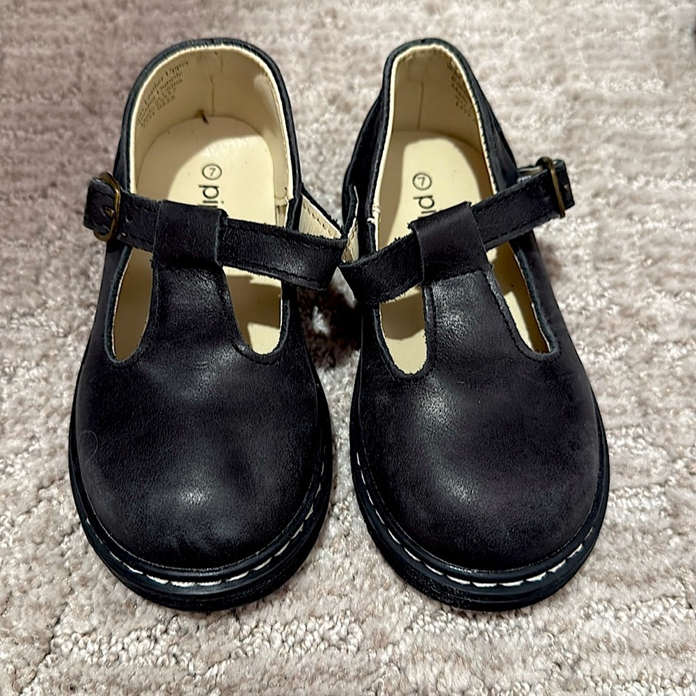 Piper Finn Black- Lug Sole Mary Jane shoes